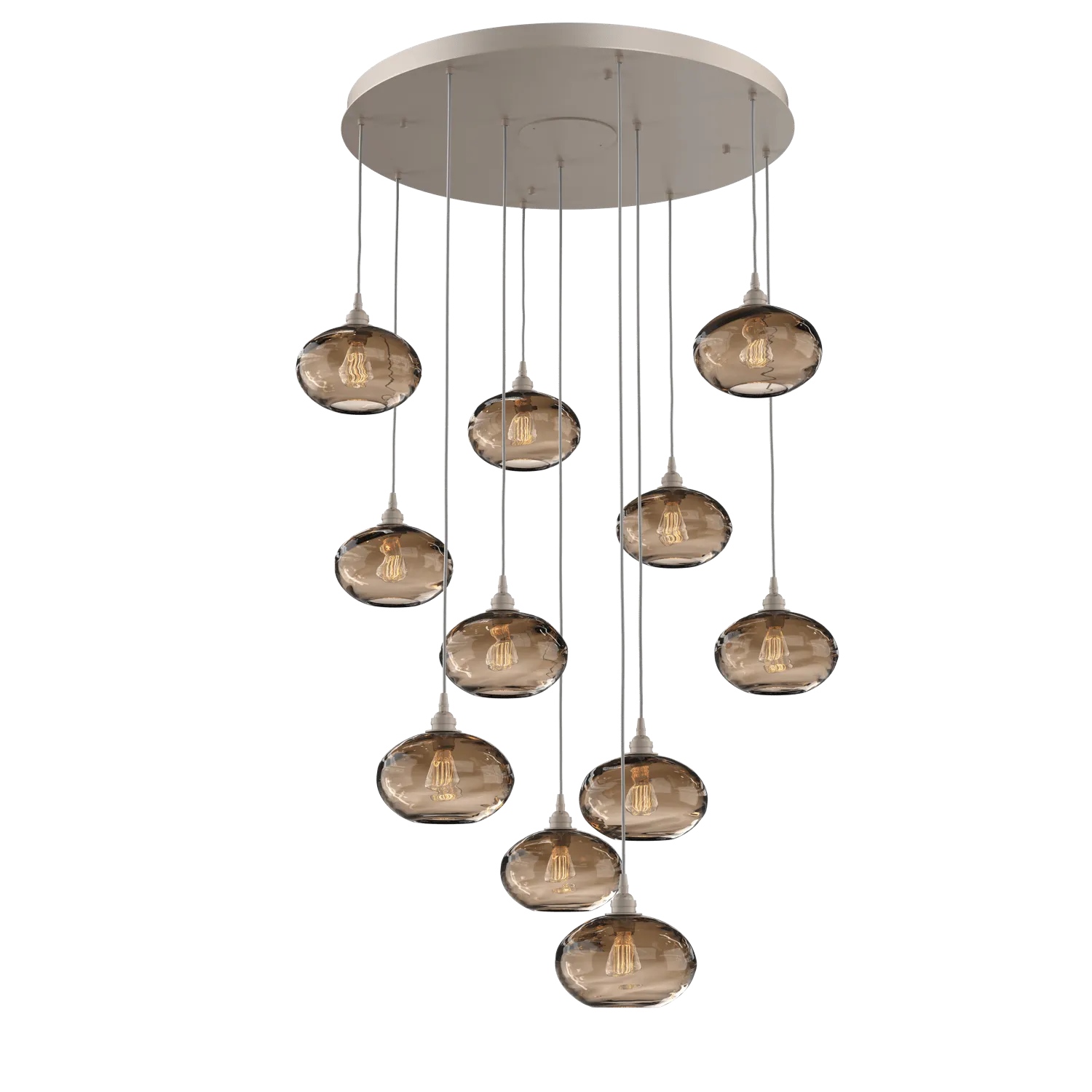 Hammerton Studio Coppa Round Multi-Pendant-11