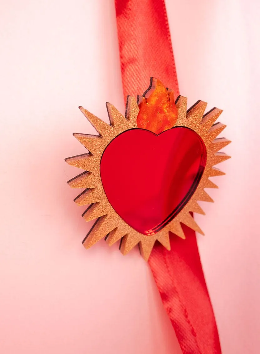 Immaculate Heart Brooch