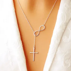 Infinity Crosses Necklaces