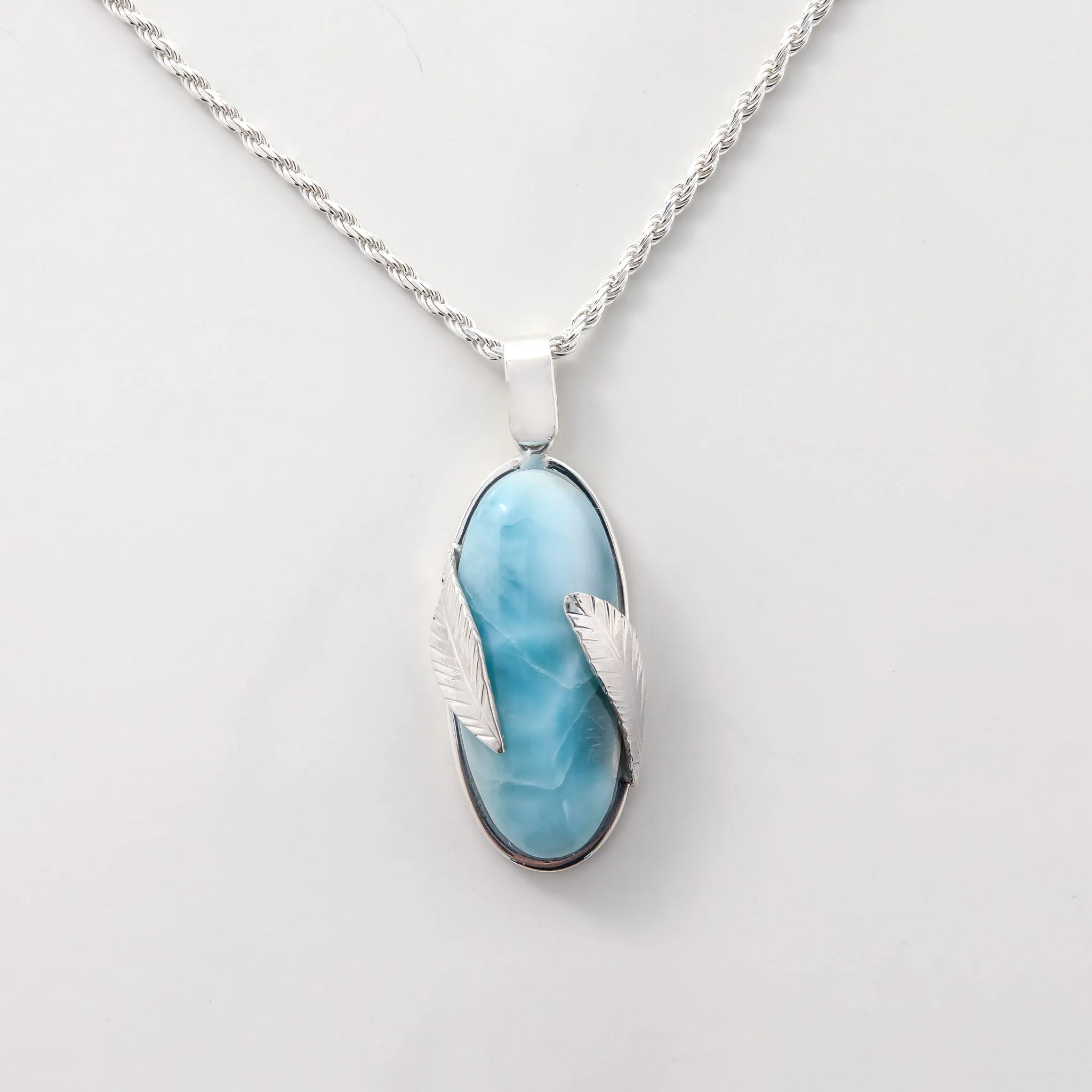 Larimar Pendant Lyra