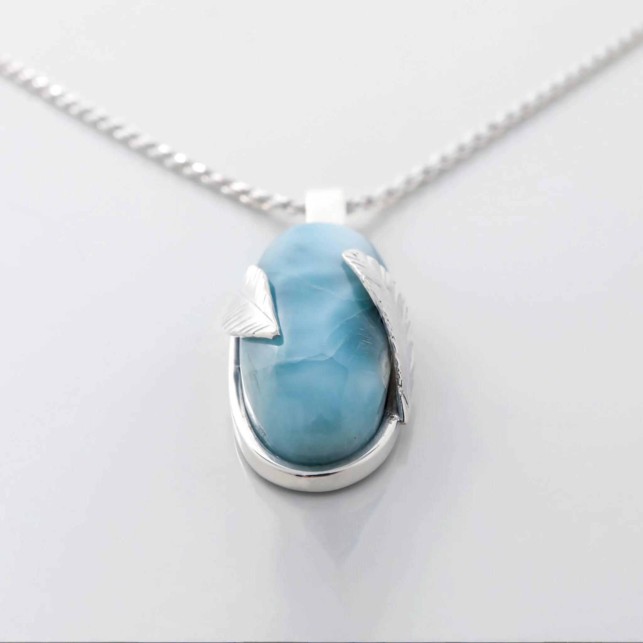 Larimar Pendant Lyra