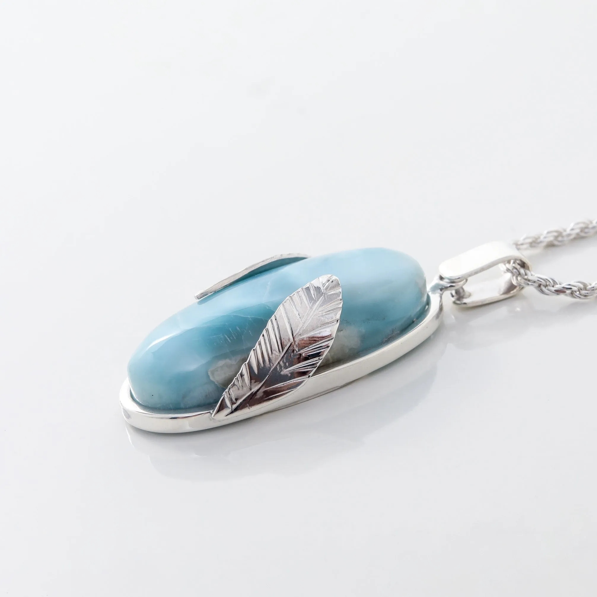 Larimar Pendant Lyra