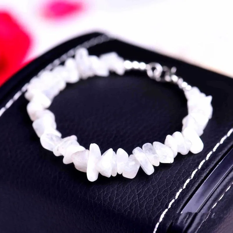 Moonstone Crystal Bracelet Clasp Men Women Accessories