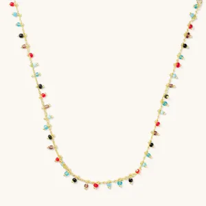 Multi Mini Beaded Choker