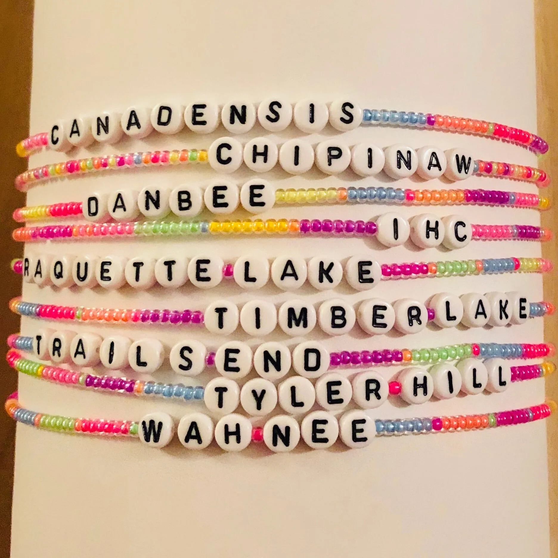 Neon Beaded Chokers