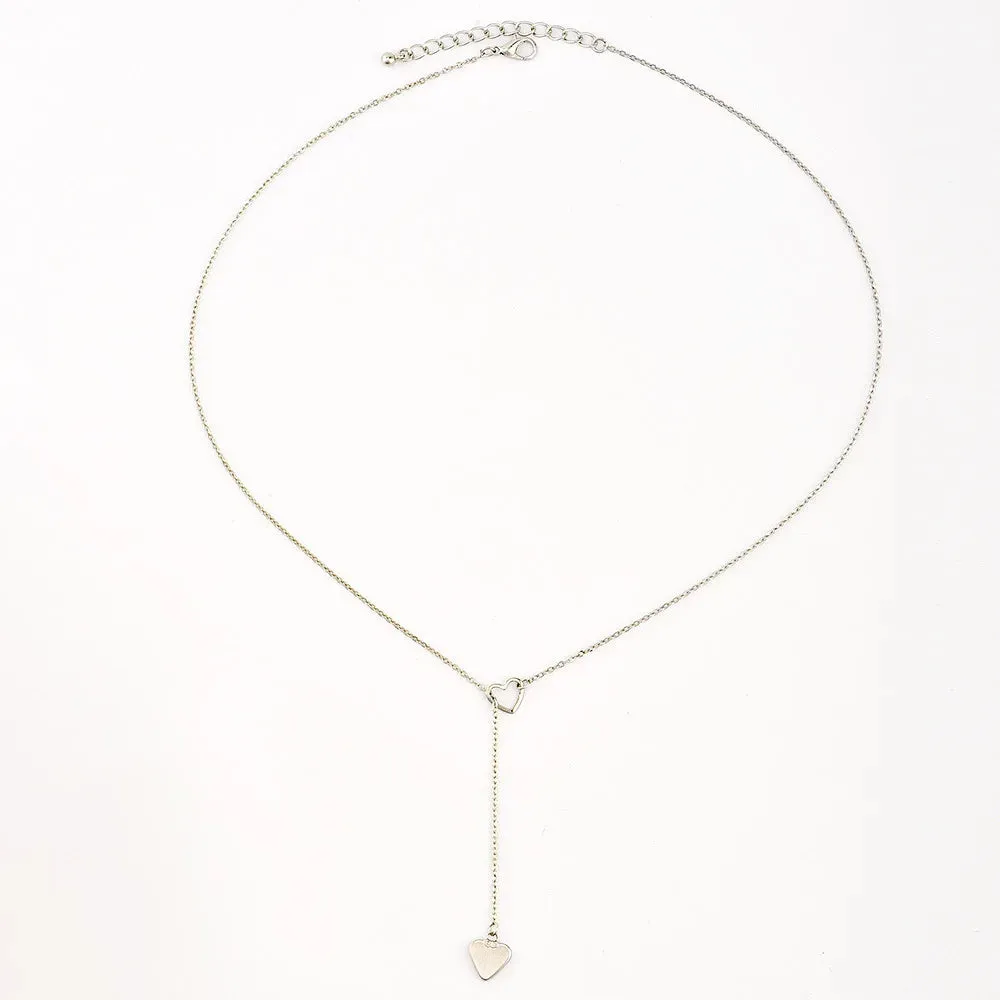 New Tiny Heart Dainty Chain Minimalist Collar Holiday Beach Statement Necklake