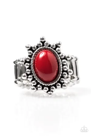 Paparazzi Ring ~ Seasonal Sunshine - Red