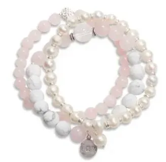 Peace Love and Happiness Trio - Blessing Bracelets