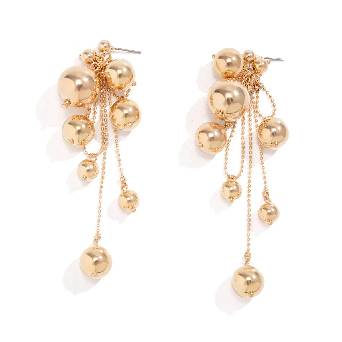 Pre Order:  Pearl Bead Tassel Earrings