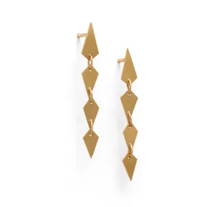 pyramid dangle earrings