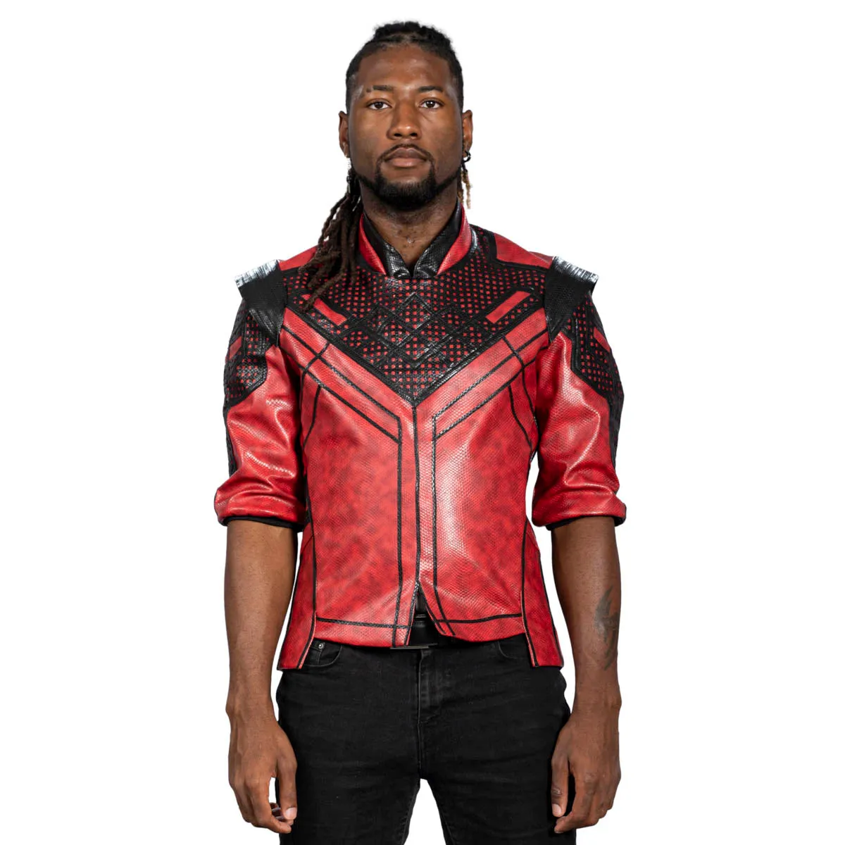 Shang Fighter: Ten Rings Deluxe Costume with Zip-Up Jacket