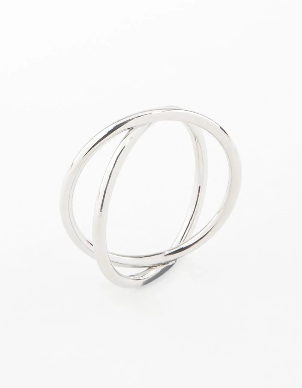 Silver Crossover X Ring