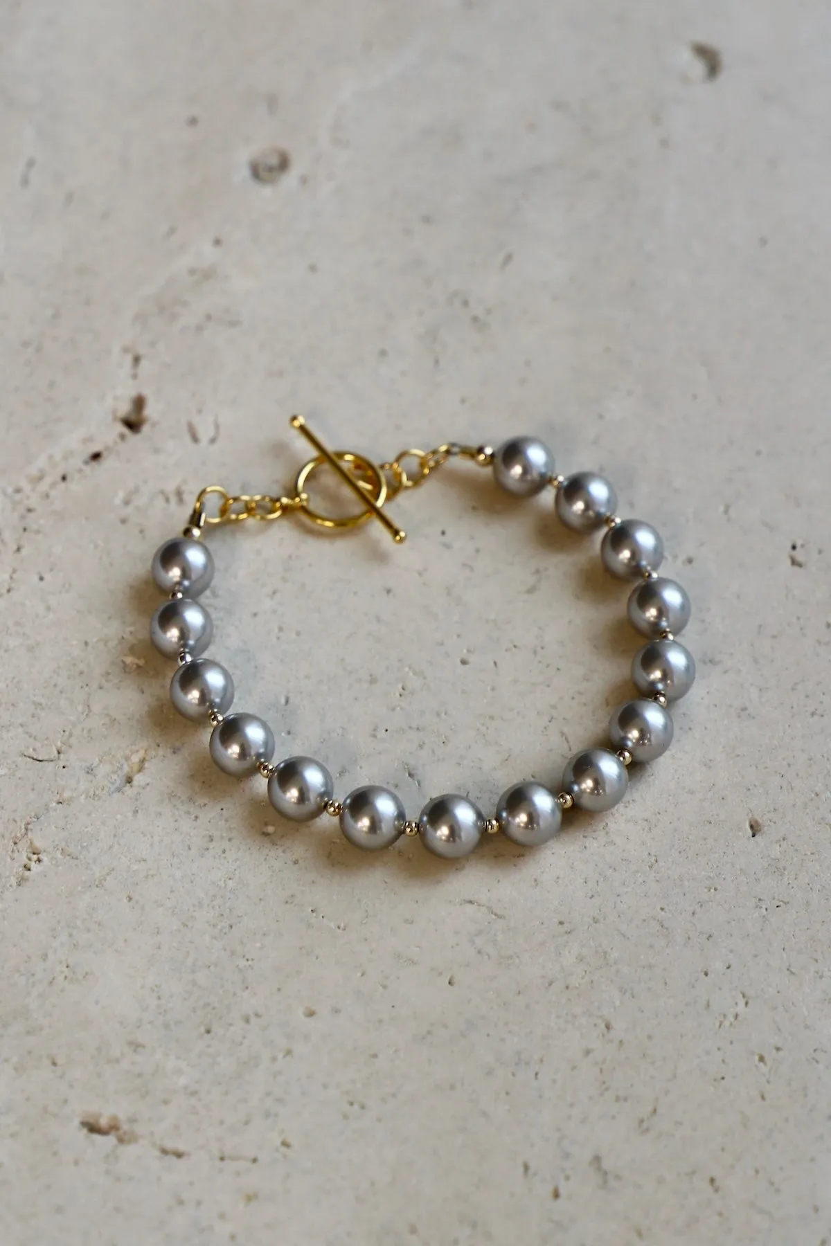 SILVER PEARL BRACELET