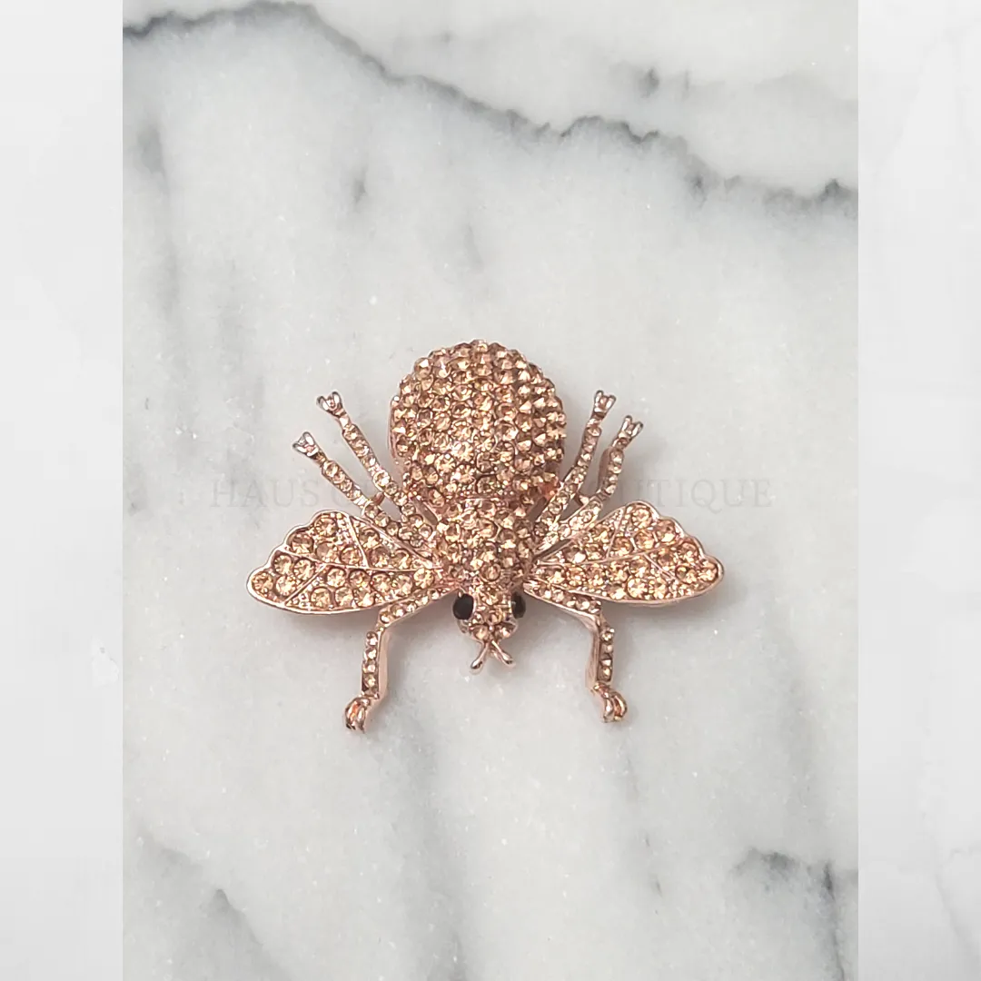 Sparkle Bee Brooches