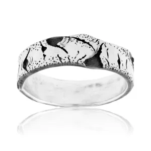 Sterling Silver Aspen Branch Ring