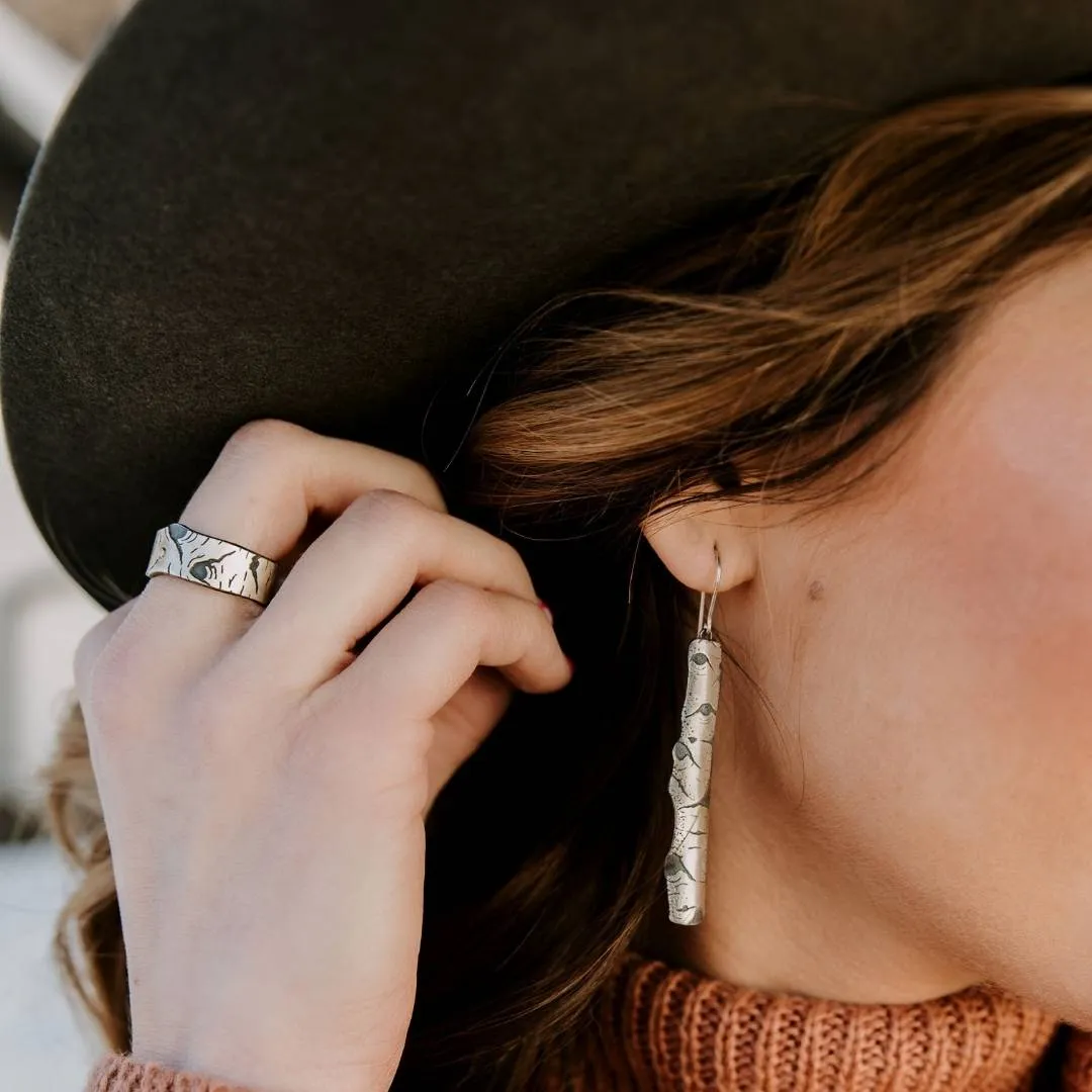 Sterling Silver Aspen Branch Ring