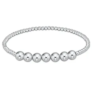 Sterling Silver - Classic Beaded Bliss Bracelets