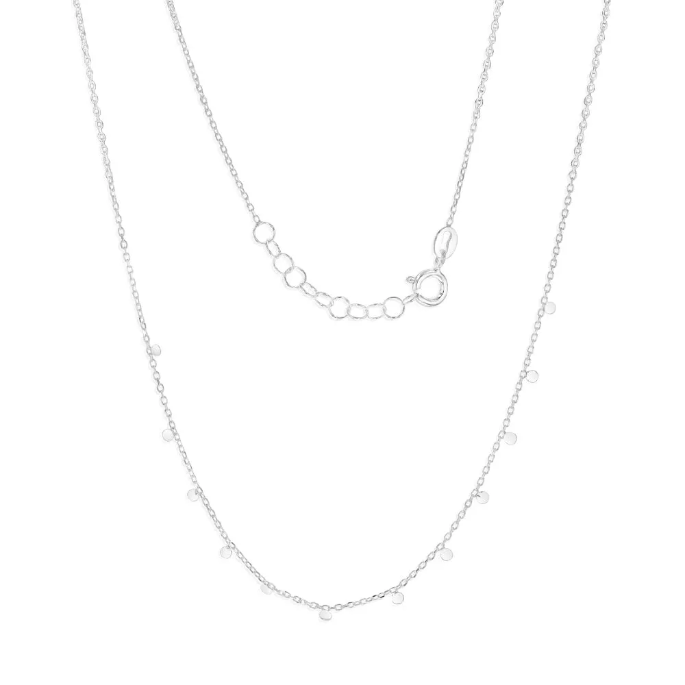 Sterling Silver Fancy 40cm Choker Chain