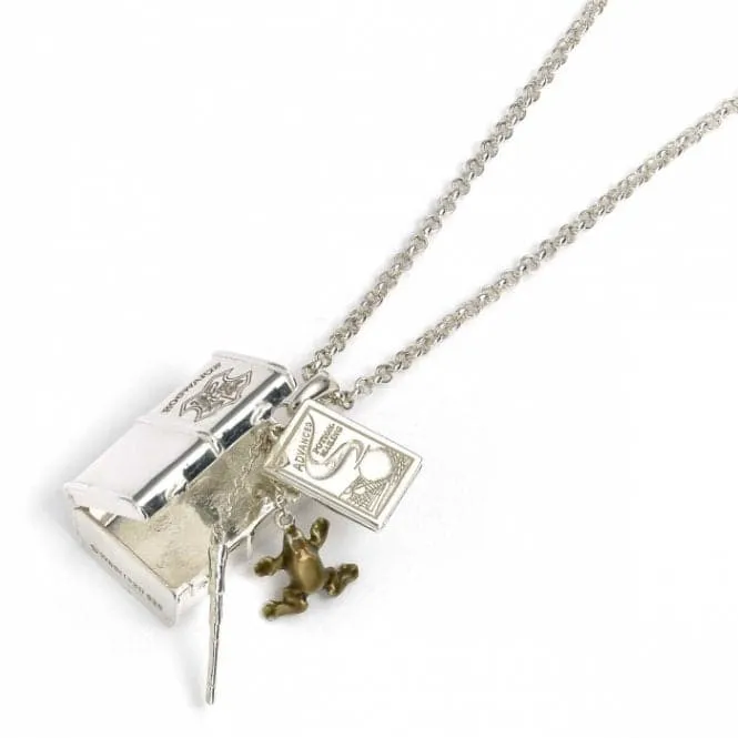 Sterling Silver Hogwarts Trunk Necklace