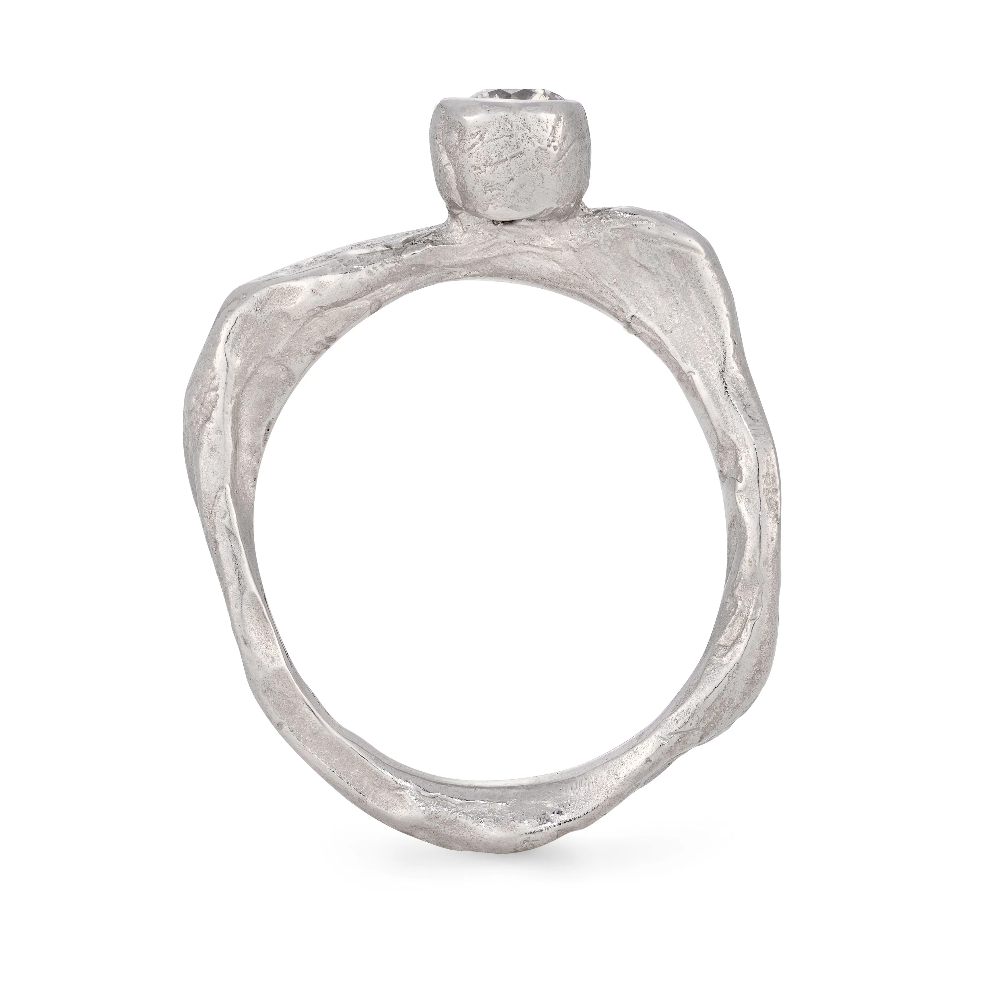 Stone Solitaire Ring