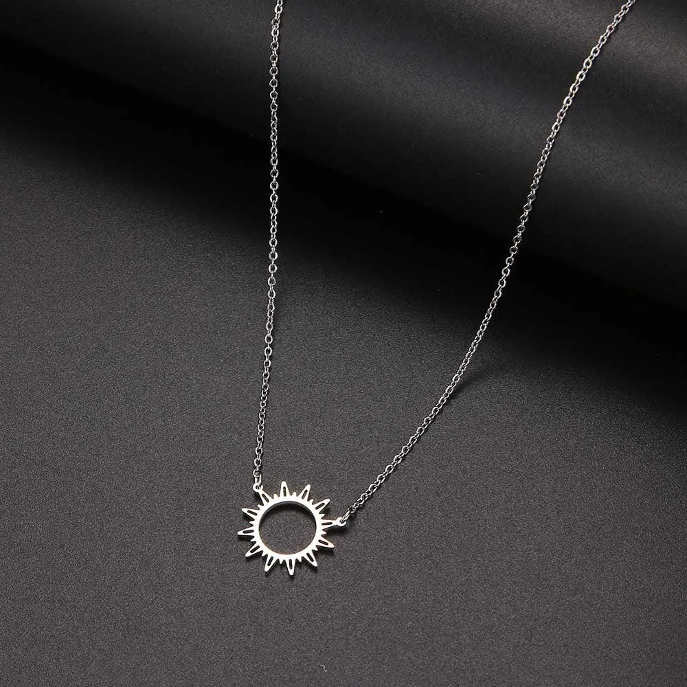 Sun Hollow Out Pendant