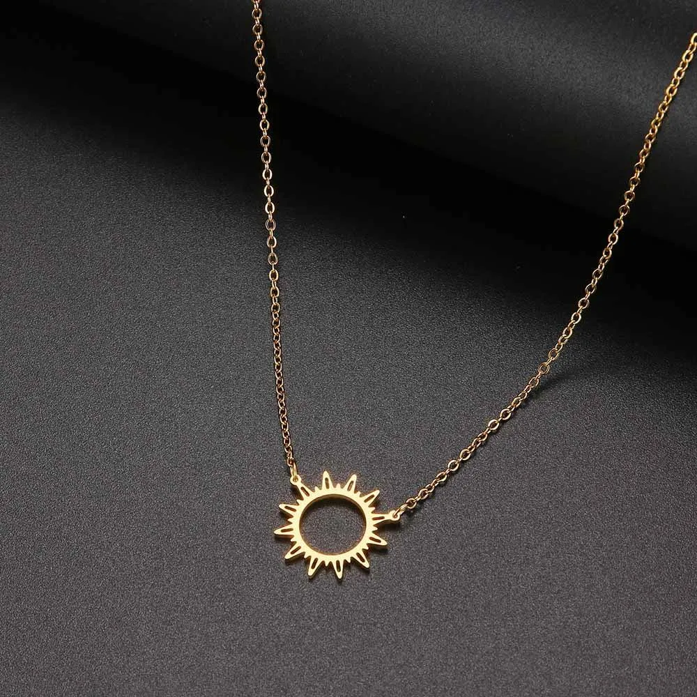 Sun Hollow Out Pendant