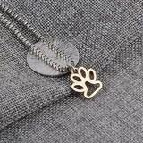 SUNSHINE "LIVE LOVE RESCUE" LETTER DOG OR CAT PAW NECKLACE PENDANT