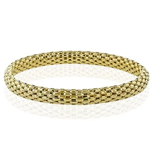 Texture Bracelet in 18k Gold