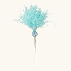 Thistle Brooch Blue