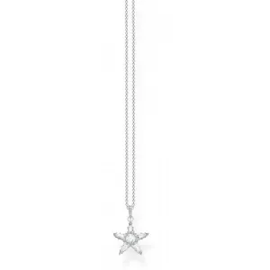 Thomas Sabo White Zirconia Magic Stars Necklace KE1899-051-14-L45v