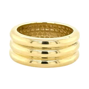 TRIPLE RIDGE DOMED RING