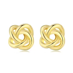 Twist Flower Knot Earring