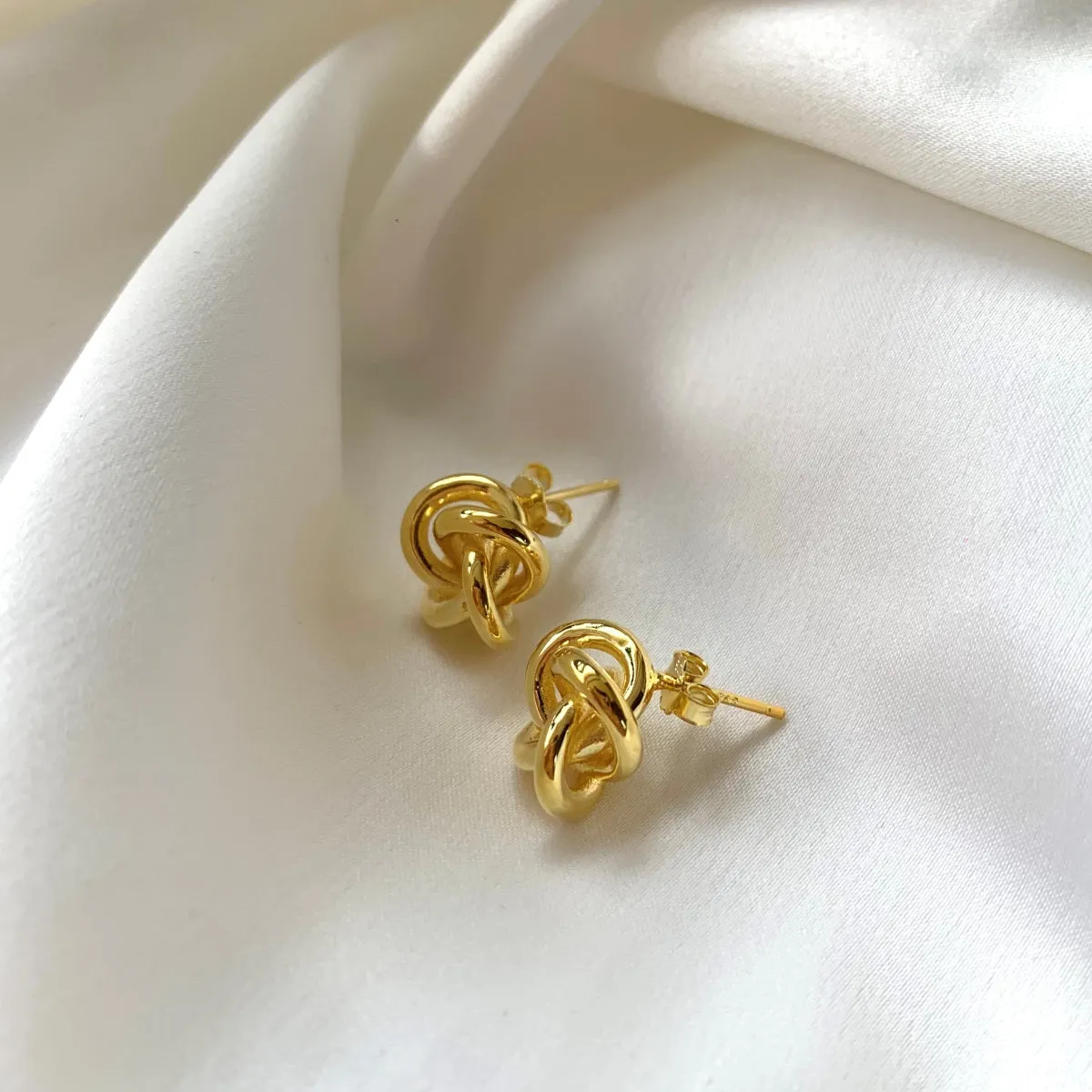 Twist Flower Knot Earring